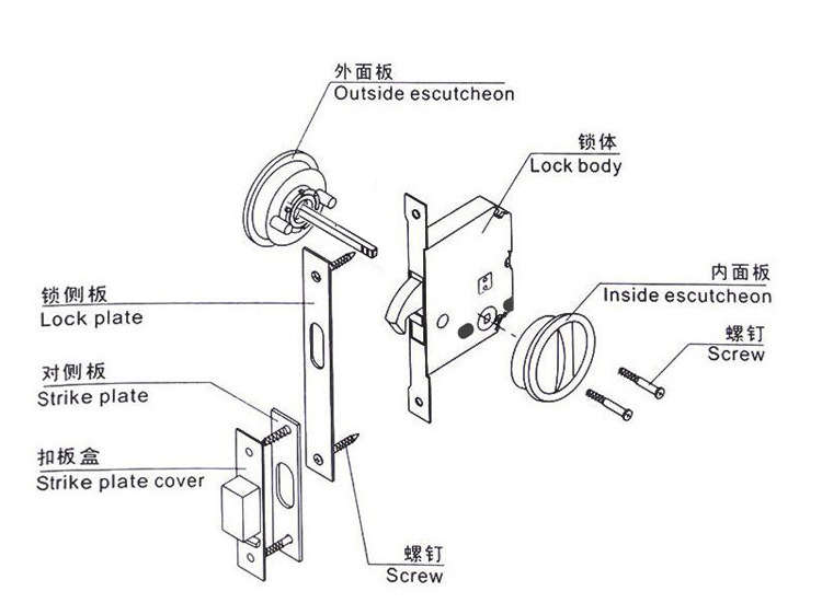 快猫在线免费观看快猫成人网站RSL-610BK 室内移门拧手锁